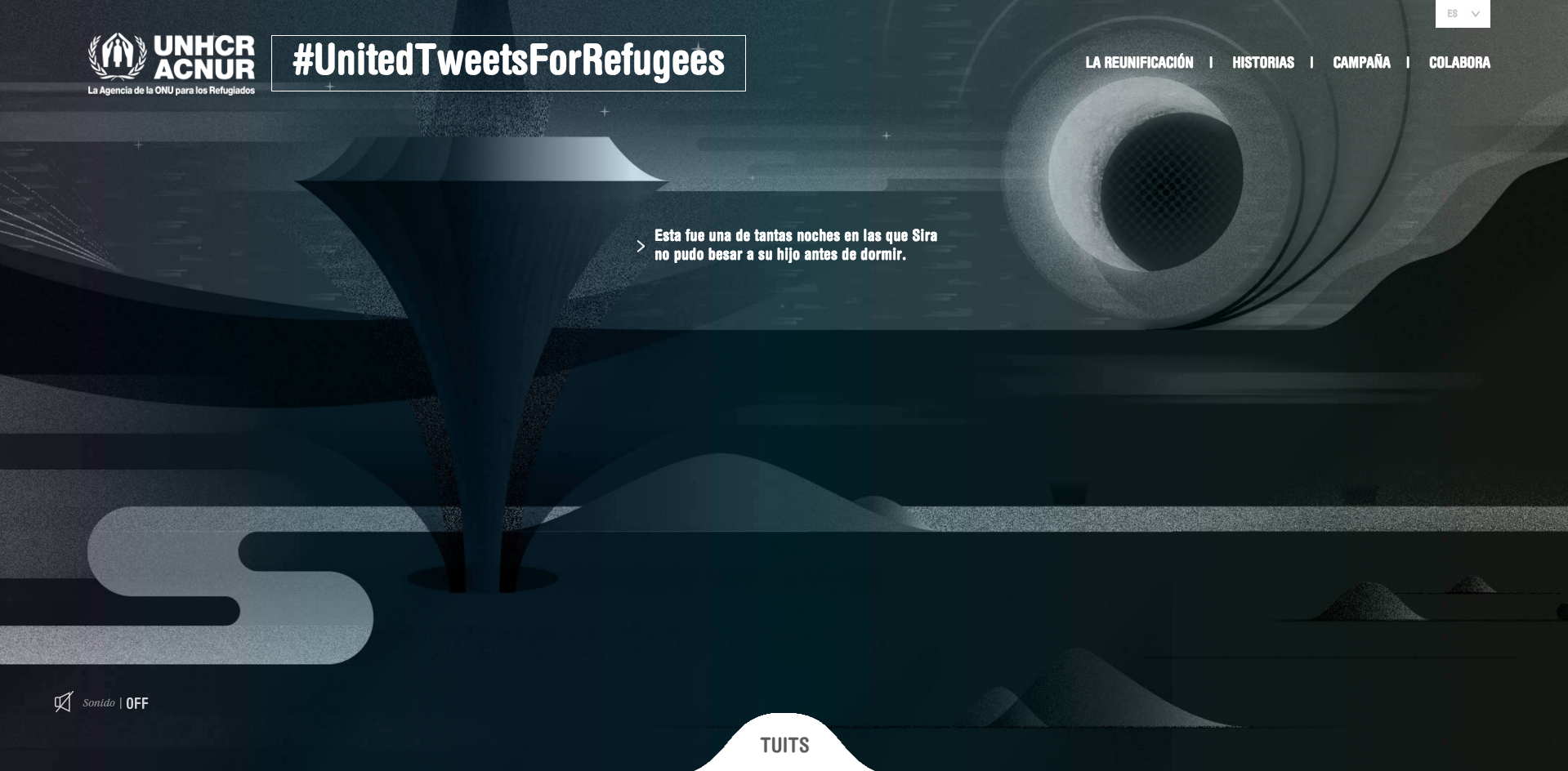UNHCR United Tweets for Refugees insight visual.